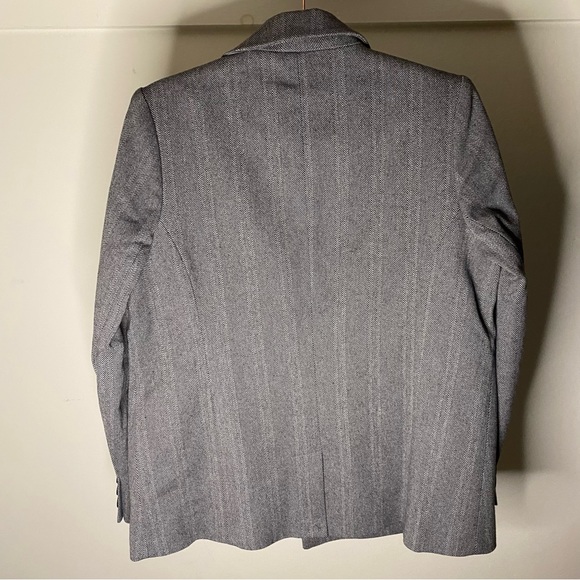 NWT ANINE BING Gray Herringbone Becky Blazer Small S - Picture 8 of 9